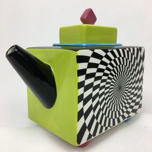Ulu Cubist Ceramic Teapot Whimsical